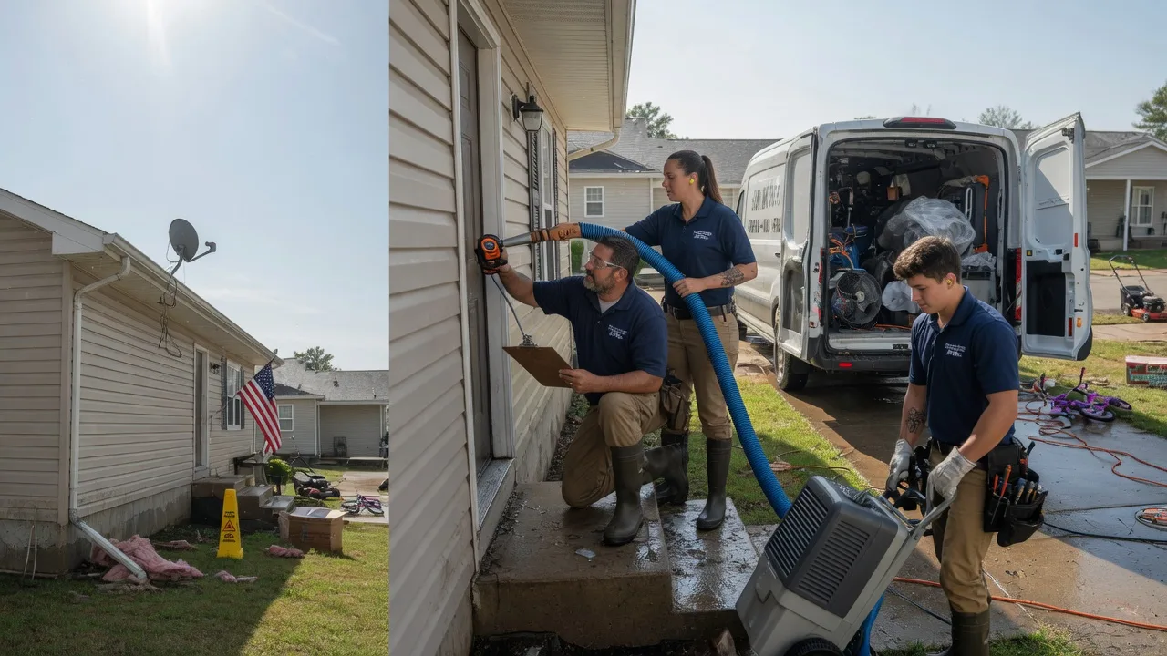 Ceiling Water Damage Restoration in New Eagle, PA near me